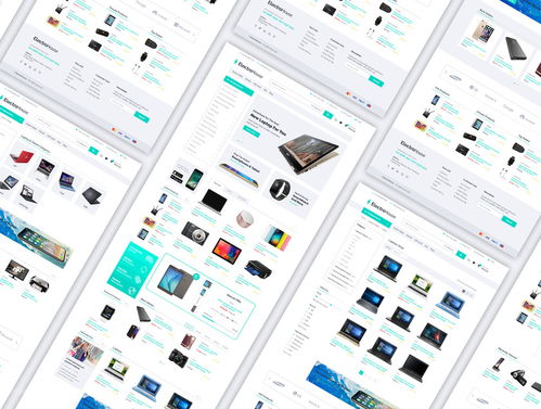 電子產(chǎn)品電商網(wǎng)站ui界面設(shè)計組件模板 25學(xué)堂